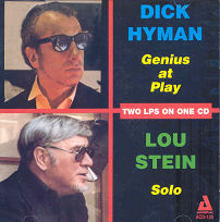 CD Cover - Dick Hyman Genius At Play, Lou Stein Solo
