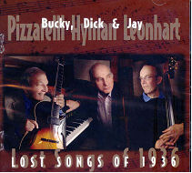 CD Cover - Lost Songs of 1936